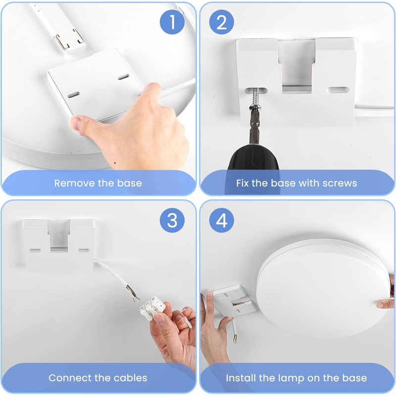 EASY EAGLE Ceiling Light LED Ceiling Light Flat 48 W