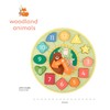 Orange Tree Toys Woodland Wooden Shape Sorter Clock, Multicolour