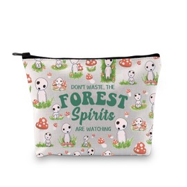 Zuo Bao Anime Tote Bag Princess Inspired Gift Forest Spirits Cosmetic Bag for Fans, Forest Spirits