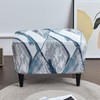 Eco-Ancheng Stretch Ottoman Cover Rectangular Storage Ottoman Slipcover Footrest Stool