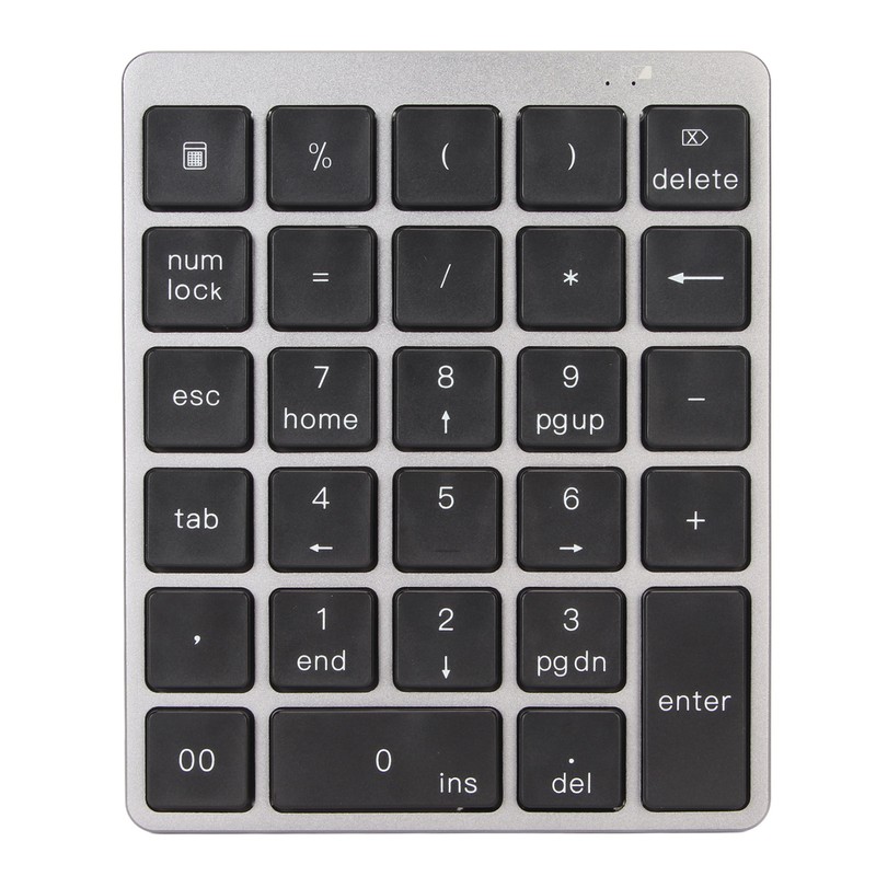 Numeric Keyboard Mini USB Rechargeable Wired 28 Keys Thin Portable