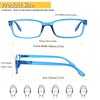 Kerecsen 4 Pack Reading Glasses for Men and Women with