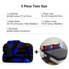 ROWADALO 5 Pieces Bed in A Bag Gamer Bedding Set