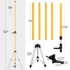 12 Ft./3.7 M Professional Lasers Level Pole with Tripod, Adjustable