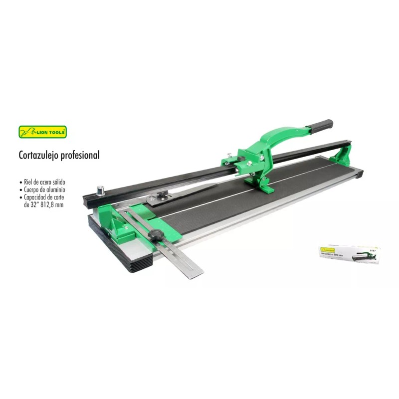 Lion Tools Corta Azulejos Piso Profesional 32 Riel Acero Lion