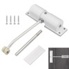 Door Closer,Automatic Door Closer Zinc Alloy Safety Spring Door Closer