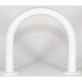 Aluminum Boat Grab bar - Boat, Hot Tub, Pool handrail - Swimming Safety Rail - 12" H x 13" W Powder Coated White