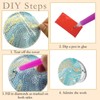 ZABARE 4 Pcs Diamond Painting Compact Mirrors, Ocean Diamond Art