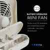 O2COOL 2 Unit 5 Inch Portable Electric Fan Battery Operated