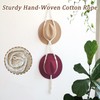 2PCS Hand Weaving Hat Rack, Wide Brim Boho Hat Hanger,