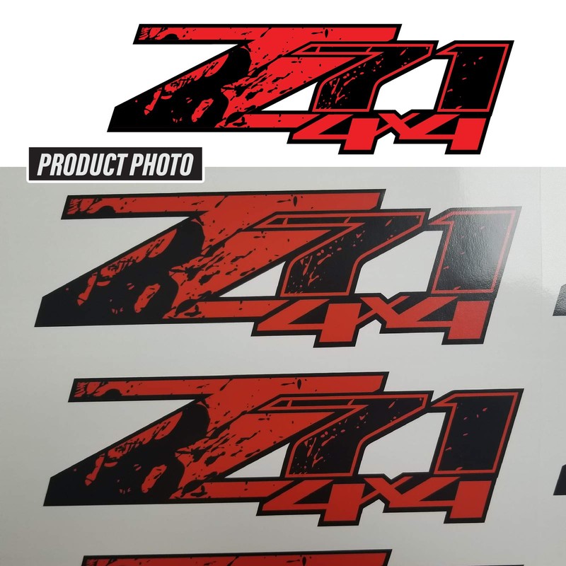 Z71 4x4 (Set of 2 Decals) - F - 1500