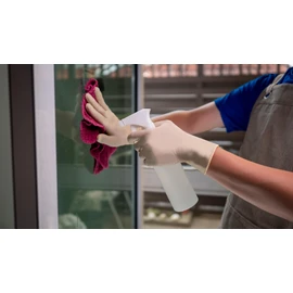 Ansell MicroFlex 63-864 Disposable Latex Gloves with Textured Fingertips, Powder-Free and Food Certified, Multipurpose Professional Gloves, Industrial Safety, White, Size 6½ - 7 (S), 100 Gloves