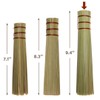 TIKUSAN Bamboo Wok Brush with Copper Coil for Pan Pot