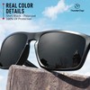 ThunderClap Polarised Replacement Lenses for Electric Swingarm Sunglasses, Black shell