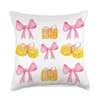 Pink Bows Cute Coquette corn y2k Clean Girl Aesthetic Throw