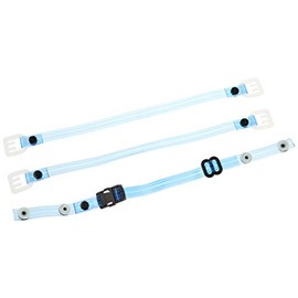 TOYO Helmet Chin Strap One-Touch Type No.TE-4 Transparent Vinyl Blue No.TE-4
