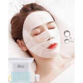 Ultra Stretchy Cotton Pads for Face (200 Pcs) - Stretchy DIY Face Mask, Absorbent Toner Pads, Wet compress cotton, Moisturizing Facial Makeup Pads, Breathable Cotton Pads for Facial/Eye/Nails Makeup