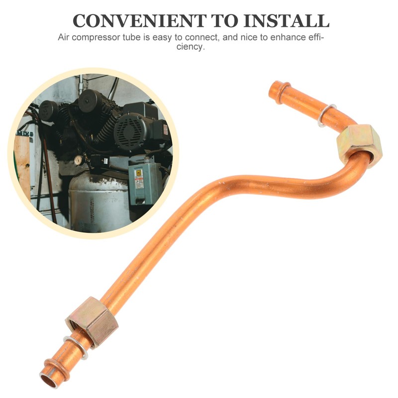 GLEAVI Air Compressor Exhaust Tube Replacement 3/8 Air Compressor Line