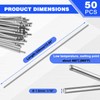 Tandefio 50 Pcs Aluminum Brazing Rods Low Temperature Welding Rods