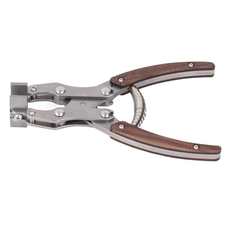 Flat Pliers Wooden Handle Alloy Steel Mouth 38mm Jaw Width
