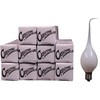 Creative Hobbies® Silicone Dipped Electric Candle Lamp Chandelier Light Bulbs,