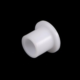 Kozelo 4 Pcs Nylon Flange Bushings [10mm Bore x 14mm OD x 14.6mm Length] Nylon Plastic Bushings for Shaft White