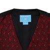 Epoint EGC1B08D-L Red Black Paisley Best For Birthday Waistcoat Woven
