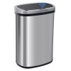 BestOffice 13 Gallon Kitchen Trash Can Automatic Touch Free Garbage