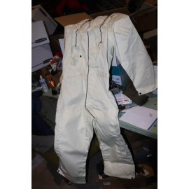 NOS USGI POTMC protective suit system outer coveralls white space suit size L