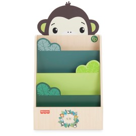 Fisher-Price Fauna Collection Go Bananas Bookcase by Dream On Me, Jungle Print, Easy to Assemble
