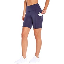 Marika Women's Standard Lucy High Rise Tummy Control Short, Midnight Blue, Small