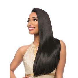 2-Pack Deal ! Sensationnel Human Hair Weave Empire Yaki Weaving (10", 1B)