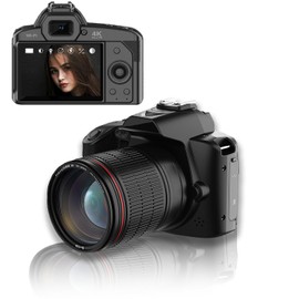 Digital Camera, HD 4K 64MP Compact Digital Camera with 16X Optical Digital Zoom 1080P Full HD Video and 3" LCD Portable Mini Camera for Photography Vlogging Camera for Kids Adult Beginners