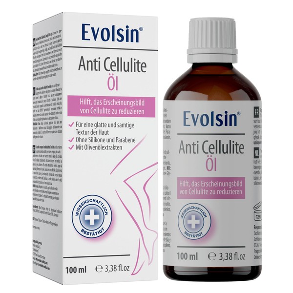 Evolsin® Anti Cellulite Öl für Bauch Beine Po- reduziert Cellulite