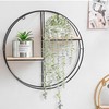 BACAMA Decorative Hanging Plants for Shelf, Faux Ivy Eucalyptus Vine,