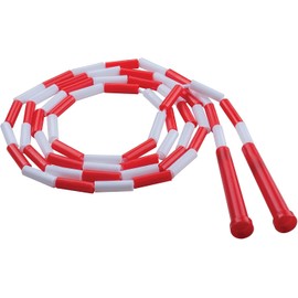 Champion Sports Classic - Cuerdas de saltar de plástico segmentadas con abalorio - Phys. Ed, gimnasio, fitness y uso recreativo, en una variedad de longitudes para niños y adultos
