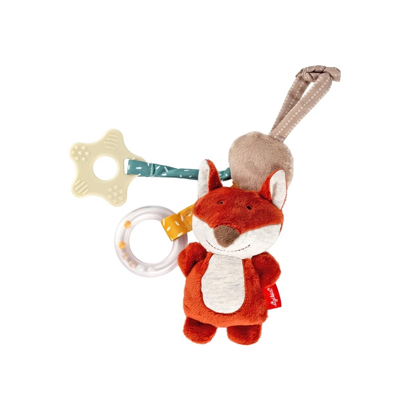 sigikid 43169 Baby Active Toy Fox, Red