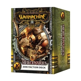 Privateer Press Miniatures Warmachine: Mercenaries 2016 Faction Deck Box