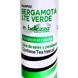 Shampoo Fortalecimiento Bergamota Y Te Verde In Bellezza