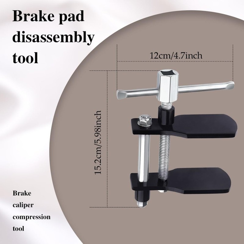 Wedcool Brake Pad Removal Tool, Caliper Compression Tool, Spreader Clamp,