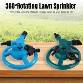 Sprinklers for Yard, 360 Degree Rotating Lawn Sprinkler for Yard, Kids Playing, Pets Playing, Lawn (Green)