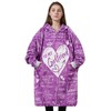 Huglanket Girlfriend Gifts Blanket Hoodie for Girlfriend on Valentines Day,