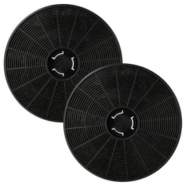 vhbw 2 x Activated Carbon Filters Compatible with Respekta CH42090BSA, CH44060BSA+, CH11050IS, CH11050IW, CH42060BSA Cooker Hood - 16 cm