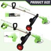 ALSO GO Cordless Weed Wacker, Electric Grass Trimmer with 1pcs