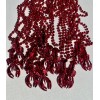 Red Crawfish Mardi Gras Beads New Orleans Seafood Boil Craft