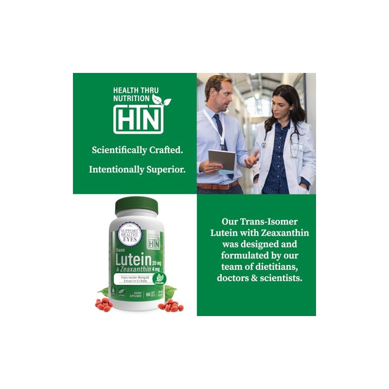 Health Tru Nutrition | Lutein 20 MG, 60 Caps |