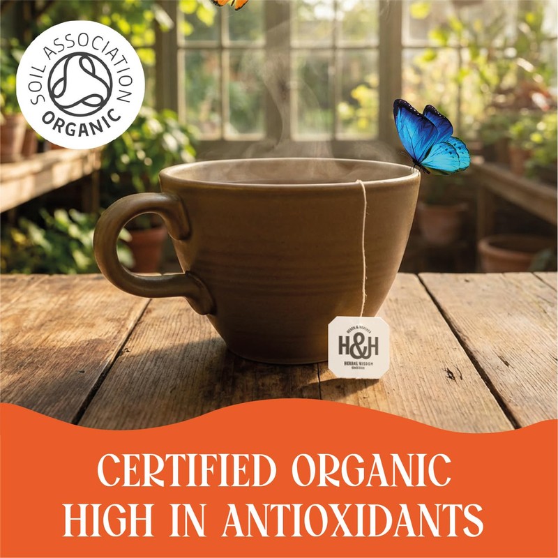 Heath & Heather Organic Turmeric & Ginger Tea Bags –