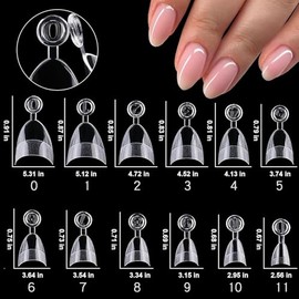 600pcs Uñas Postizas Nail Art Tips, Francesa Uñas Acrilicas Uñas Falsas