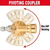 Selkie Pivoting Coupler Kit for Pressure Washer, 8 Pack Universal