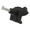 Cast Iron Rustic Western Black Bear Drawer Cabinet Door Knobs